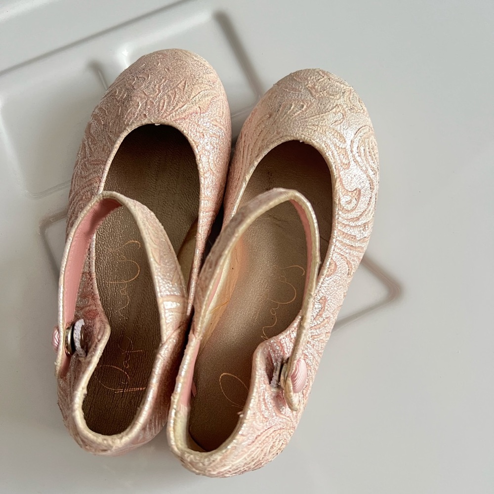 Eli papanatas leather shoes pink sz 25